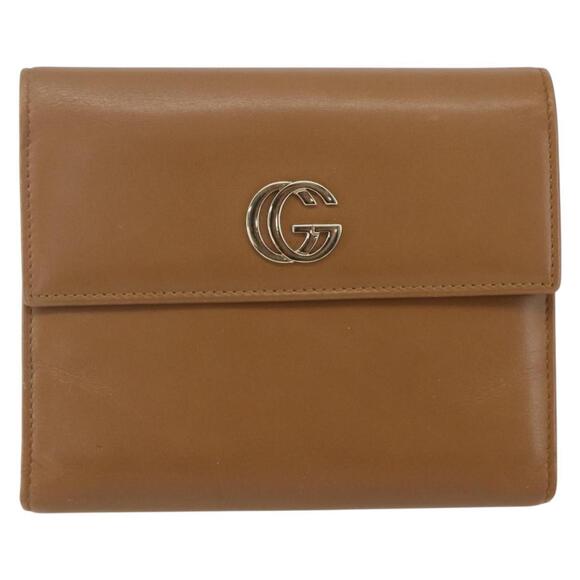 GUCCI Day Planner Cover Leather Beige Gold 031 4463 1067 Auth 158975 - Picture 13 of 16